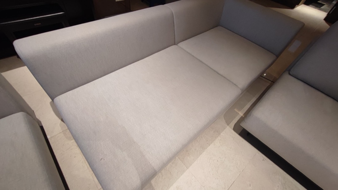 Fresh sofa after Oassist deep cleaning