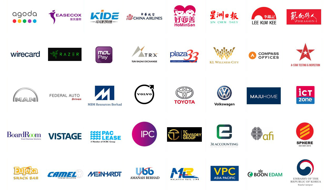 More brands that trust Oassist including Agoda, China Airlines, Toyota, Volkswagen and Razer