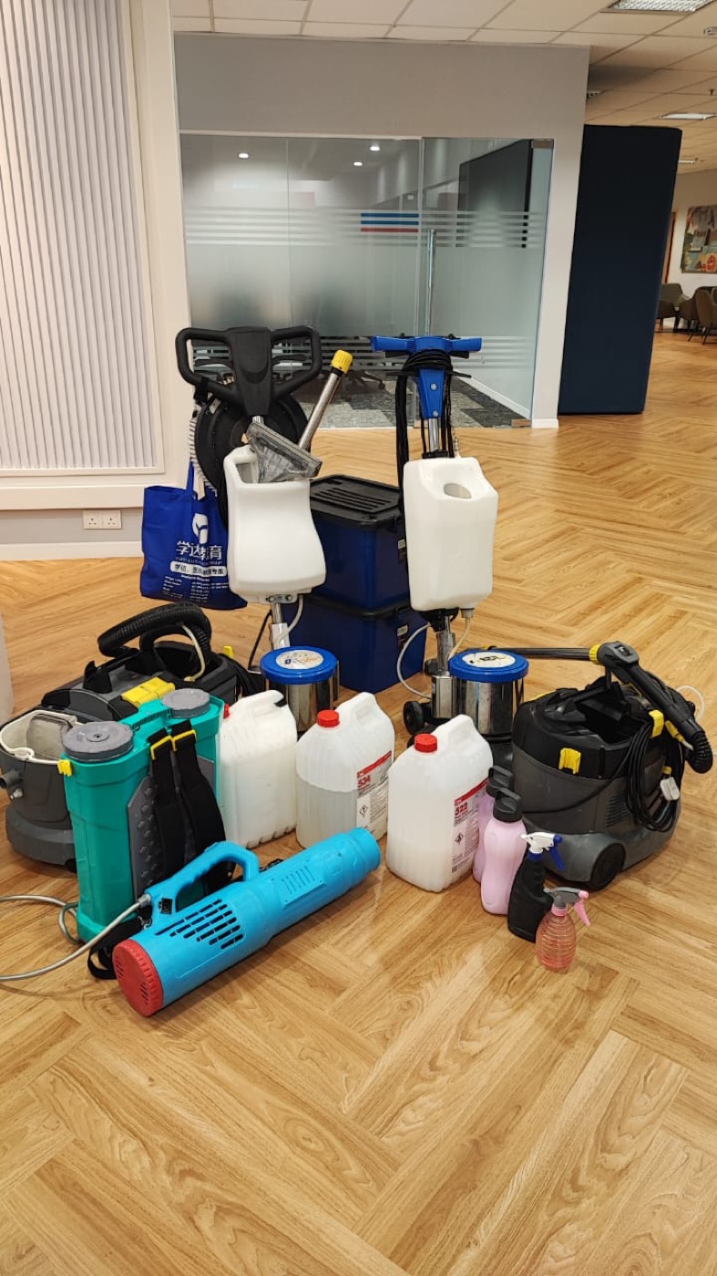 Oassist professional cleaning equipment lineup